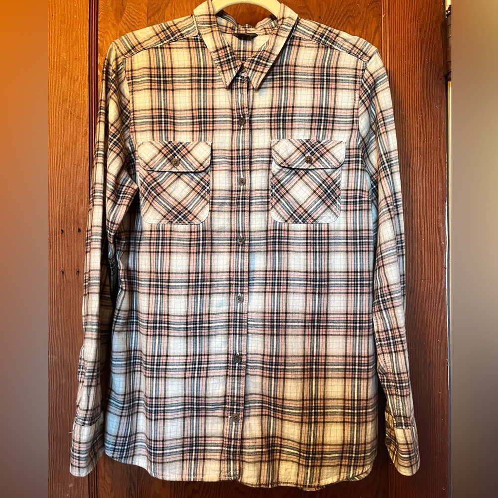 Plaid Button-Up Shirt for women